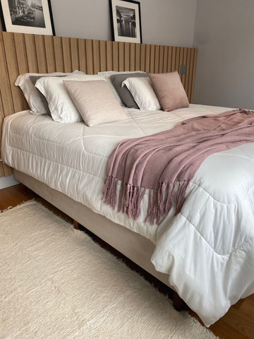 Tapete Artesanal 100% algodão Berlim 0,80x1,50- Feito à Mão | Casa Naduni